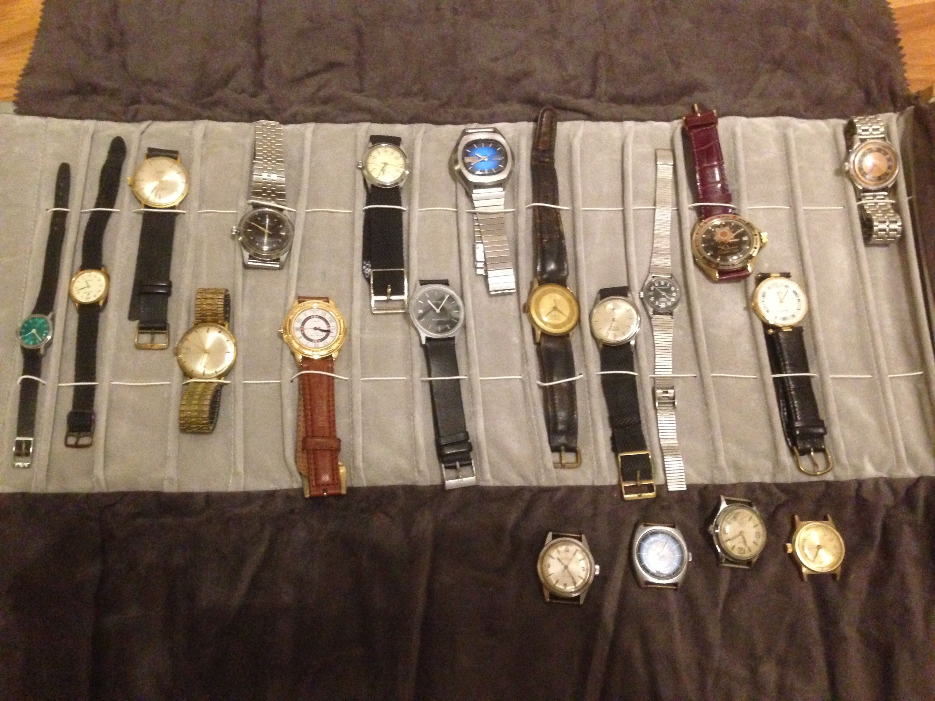 Peave pakket winkelwagen Mijn vintage verzameling verkopen of niet - Vintage Horlogeforum -  Horlogeforum.nl - het forum voor liefhebbers van horloges